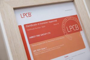 Abbot Fire Group LPCB approval certificate passive fire protection
